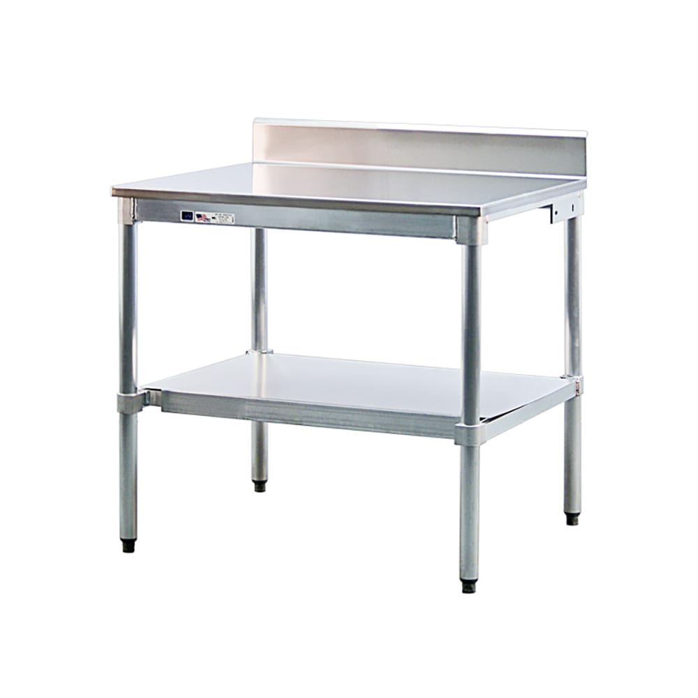 New Age Undershelf for Work Table w/ Knock Down Frame, 48" x 24", Aluminum (24US48KD)