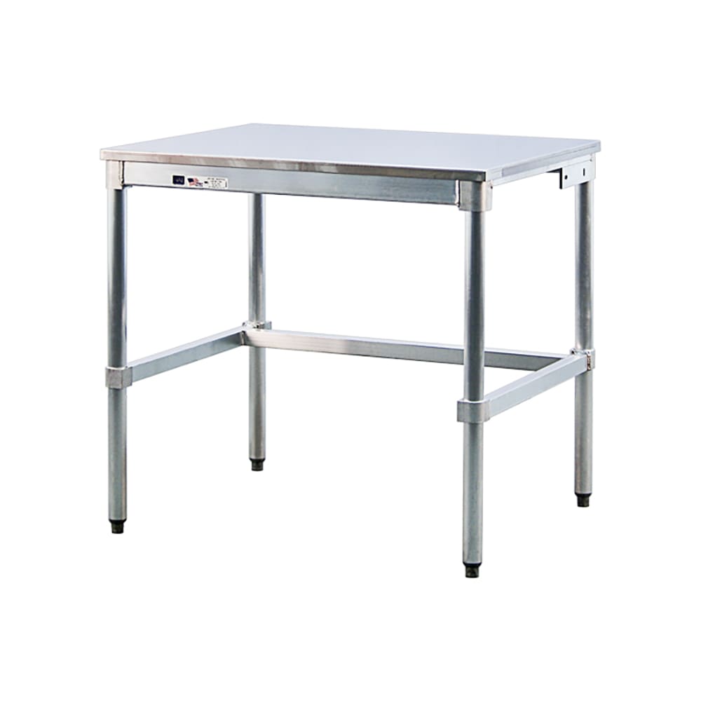 New Age 84" 16 ga Work Table w/ 304 Series Stainless Flat Top (30SS84KD)