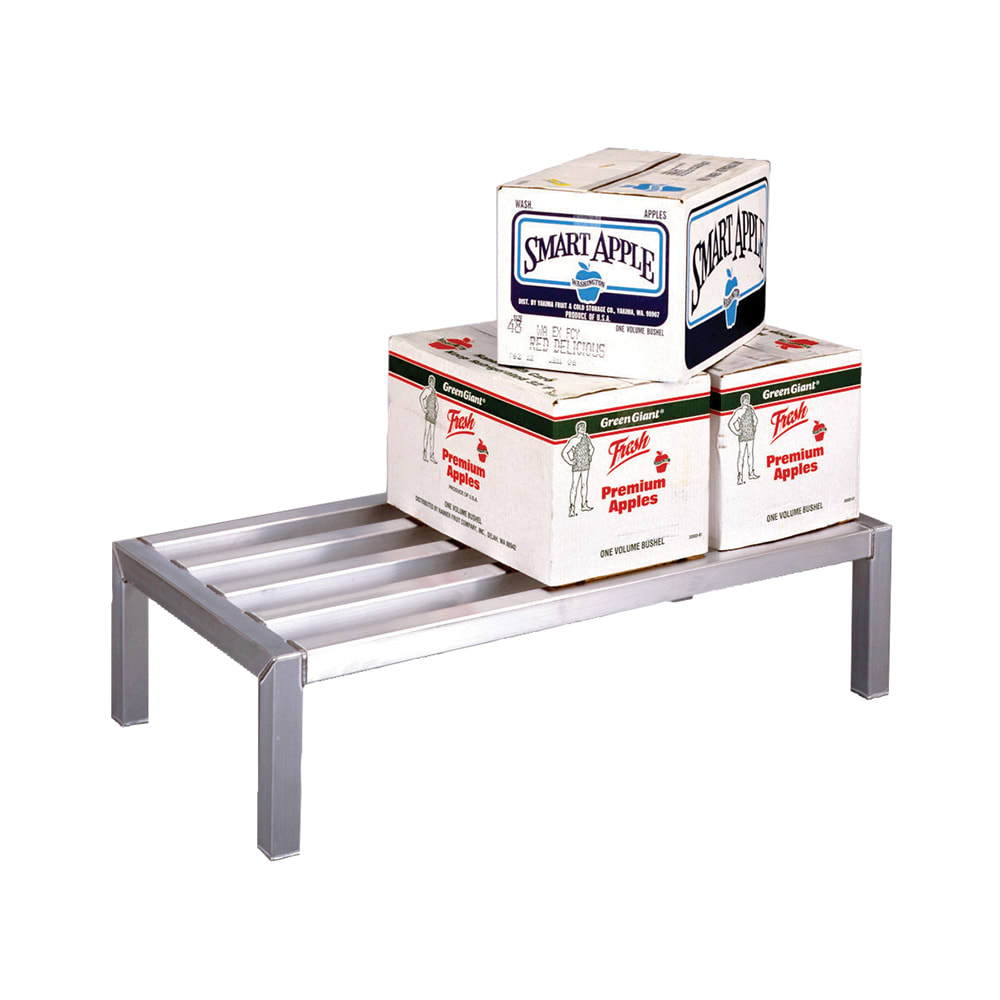 New Age 36" Stationary Dunnage Rack w/ 5000 lb Capacity, Aluminum (4004)