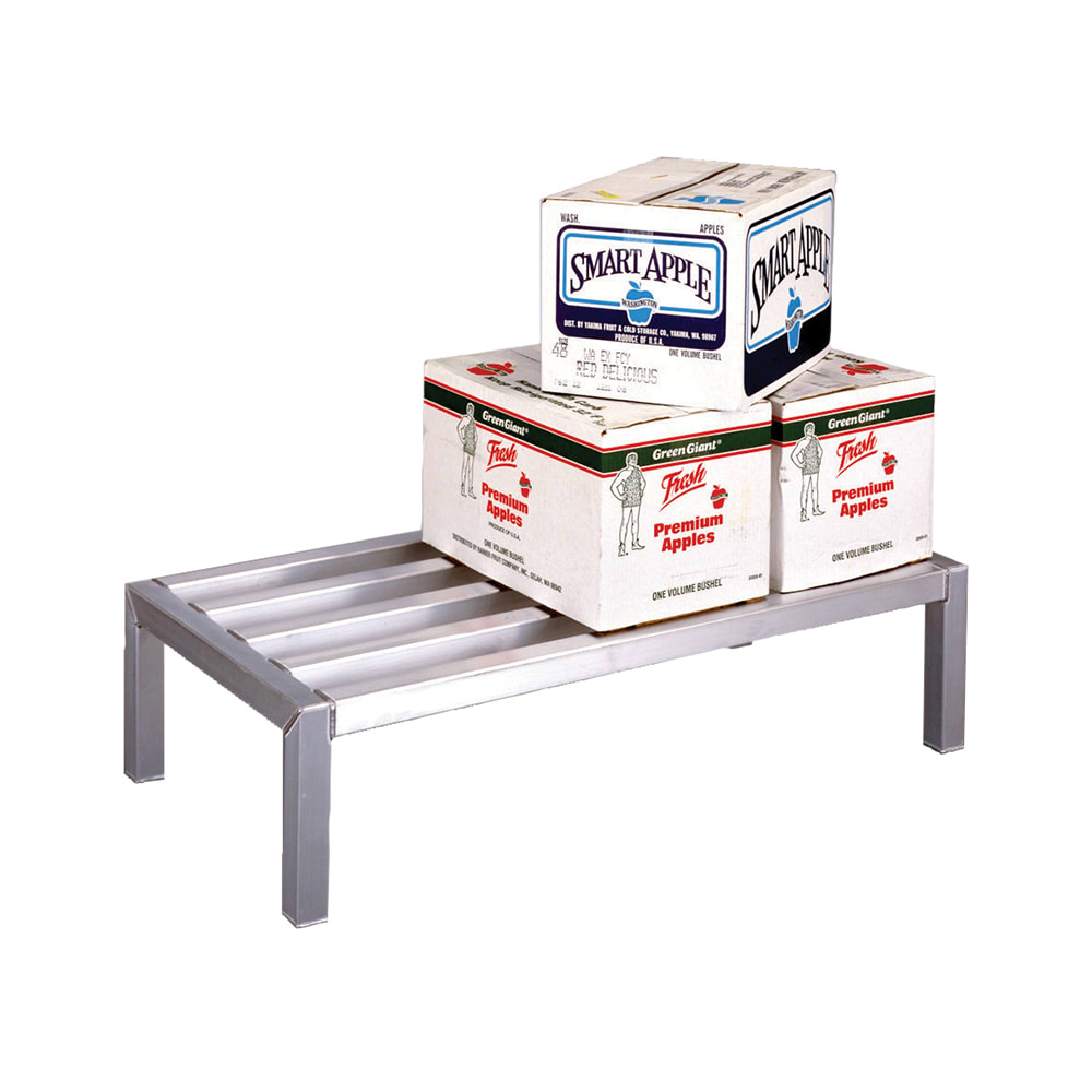 New Age 48" Stationary Dunnage Rack w/ 4000 lb Capacity, Aluminum (4009)