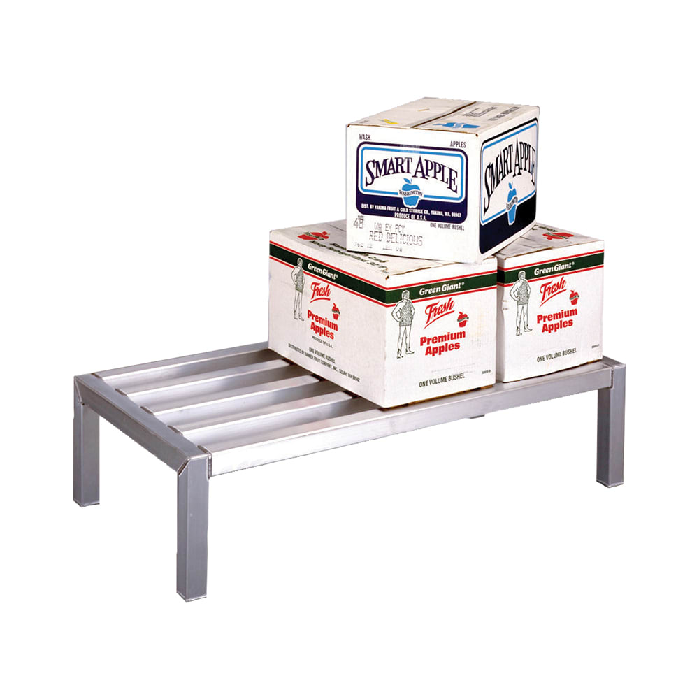 New Age 60" Stationary Dunnage Rack w/ 4000 lb Capacity, Aluminum (4010)