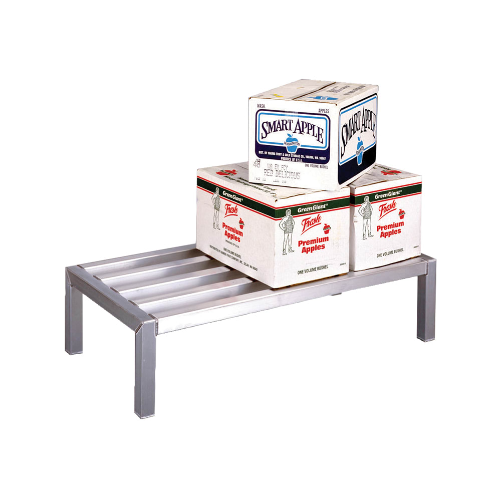 New Age 48" Stationary Dunnage Rack w/ 4000 lb Capacity, Aluminum (4027)
