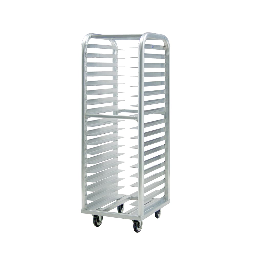 New Age 21 1/2"W 18 Bun Pan Rack w/ 3" Bottom Load Slides (4338)