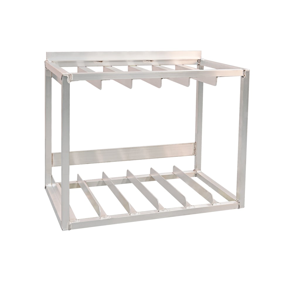 New Age Wall Mounted Shelf, 29"W x 18"D, Aluminum (53082)