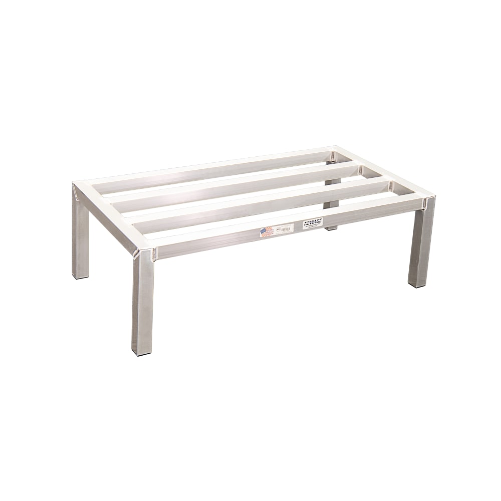 New Age 36" Stationary Dunnage Rack w/ 2000 lb Capacity, Aluminum (6004)