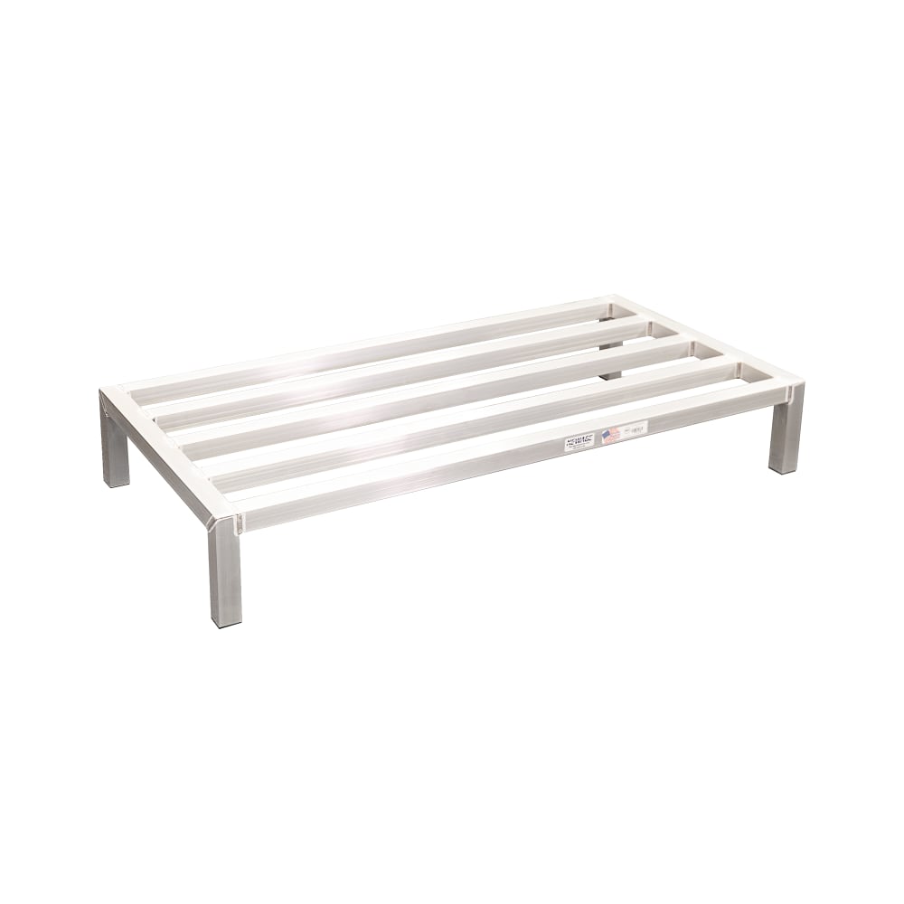 New Age 48" Stationary Dunnage Rack w/ 2000 lb Capacity, Aluminum (6015)