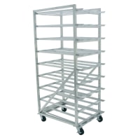 New Age 71"H Stationary Can Rack w/ (162) #10 or (216) #5 Capacity, Adjustable Feet (6259) thumbnail 3