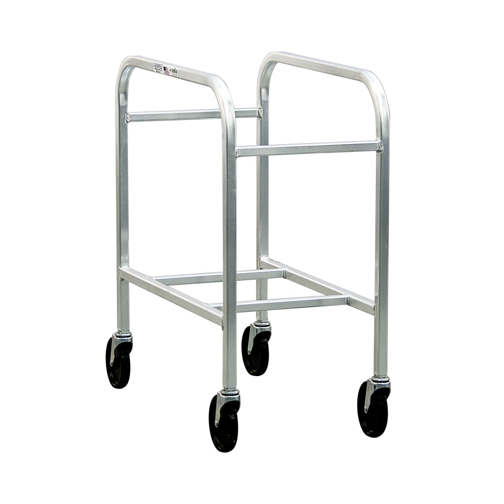 New Age Mobile Lug Rack w/ (2)16x25x8 1/2" Lug Capacity & Open Frame Design, Aluminum (6266)