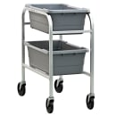 New Age Mobile Lug Rack w/ (2)16x25x8 1/2" Lug Capacity & Open Frame Design, Aluminum (6266) thumbnail 2