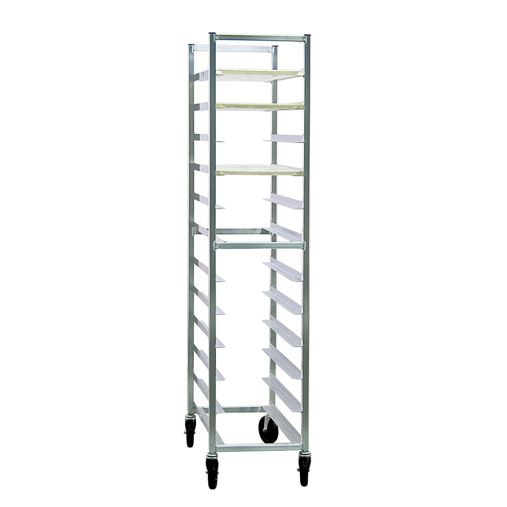 New Age 15 1/4"W 12 Platter Pan Rack w/ 5" Bottom Load Slides (6347)