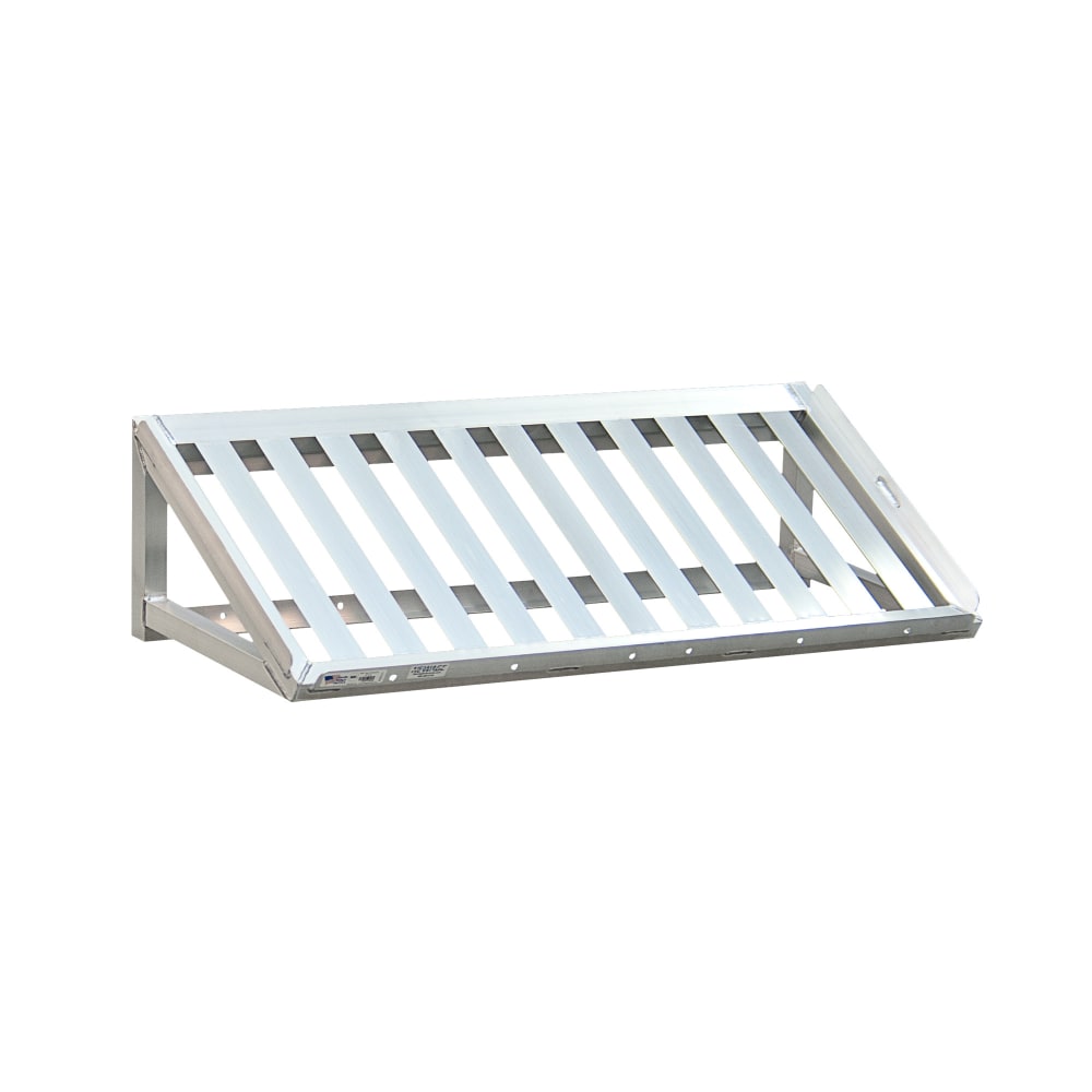 New Age T-Bar Wall Mounted Shelf, 48"W x 13"D, Aluminum (97102)