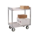 New Age 2 Level Aluminum Utility Cart w/ 1500 lb Capacity, Raised Ledges (97177) thumbnail 2