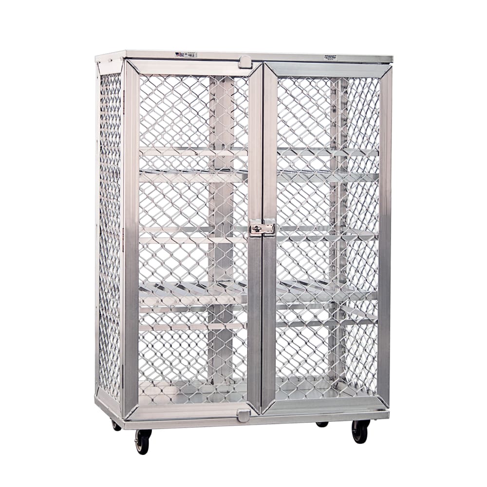 New Age 49" Mobile Security Cage - 26 3/4"W, Aluminum (97621)