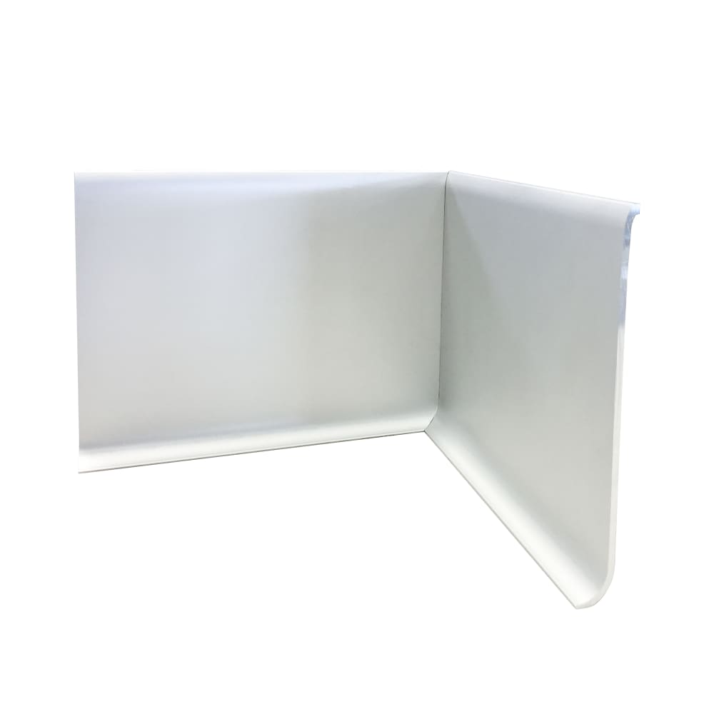 New Age Cove Baseboard - Inside Corner, 5"W x 5"H, Aluminum (9789C)