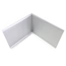 New Age Cove Baseboard - Inside Corner, 5"W x 5"H, Aluminum (9789C) thumbnail 2
