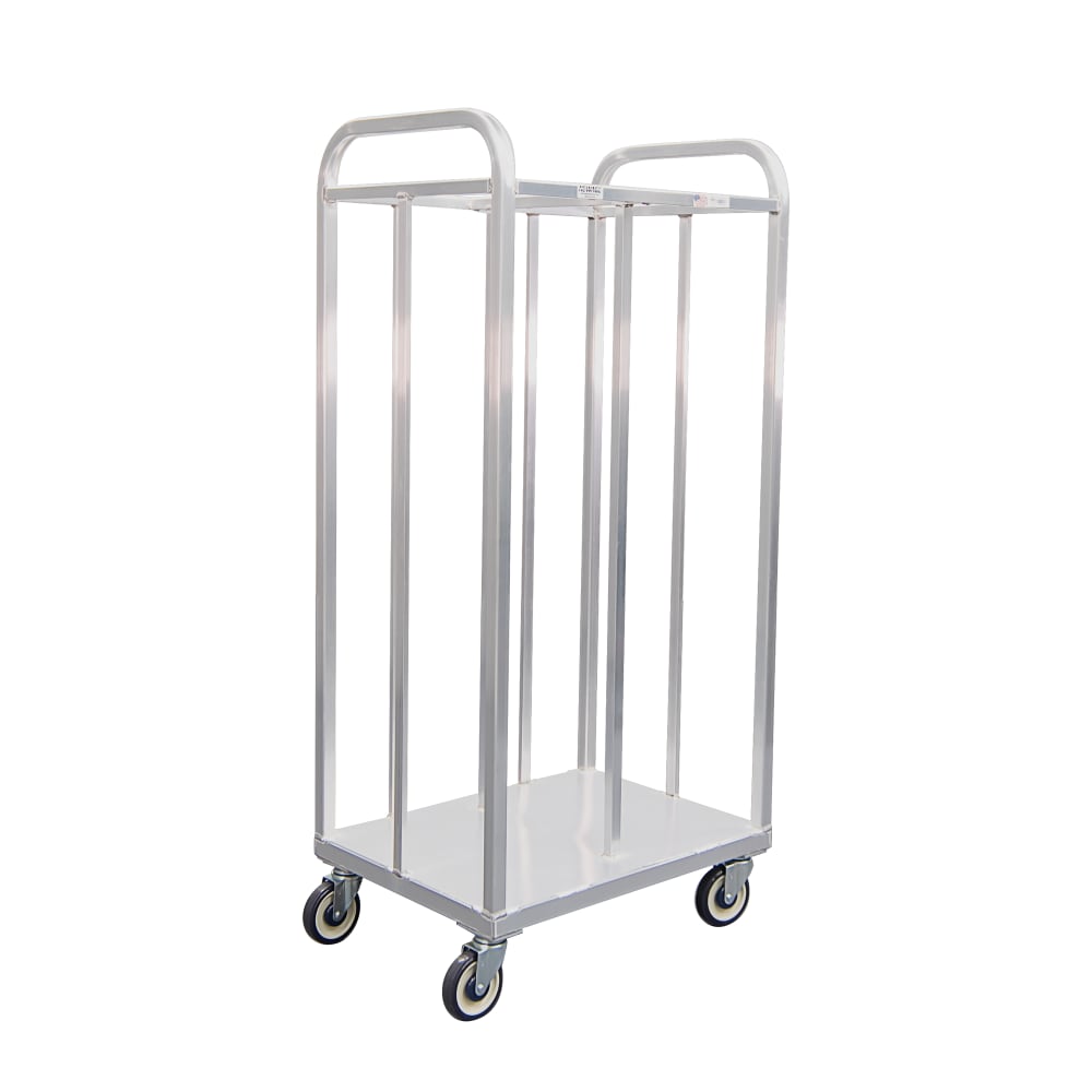 New Age 64" Steam Table Pan Dolly w/ 2 Bay, 1000 lb Capacity, 5" Non Marking Casters (98195)