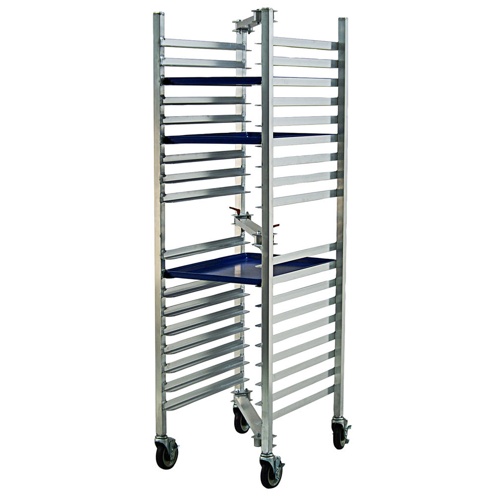 New Age 30"W 18 Bun Pan Rack w/ 3" Bottom Load Slides (98678)