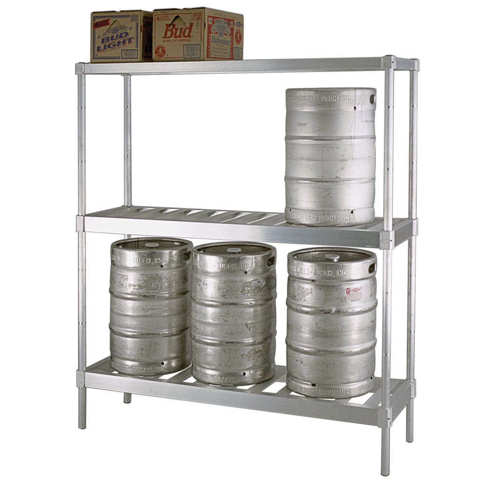 New Age (3) Level Keg Rack w/ (8) Keg Capacity, 72" x 18" x 76" (NS475)