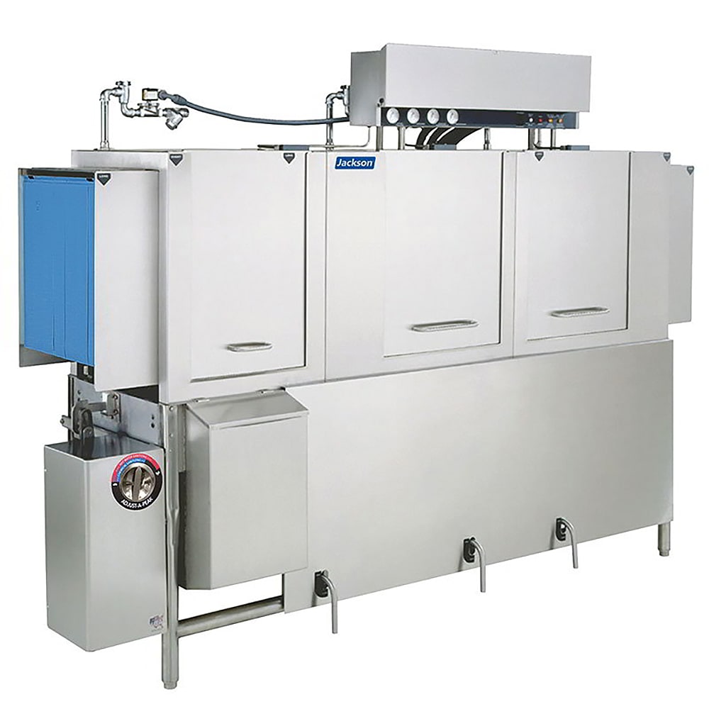 Jackson AJ-86CE 102" High Temp Conveyor Dishwasher w/ 287 Racks/hr Capacity, 208v/3ph