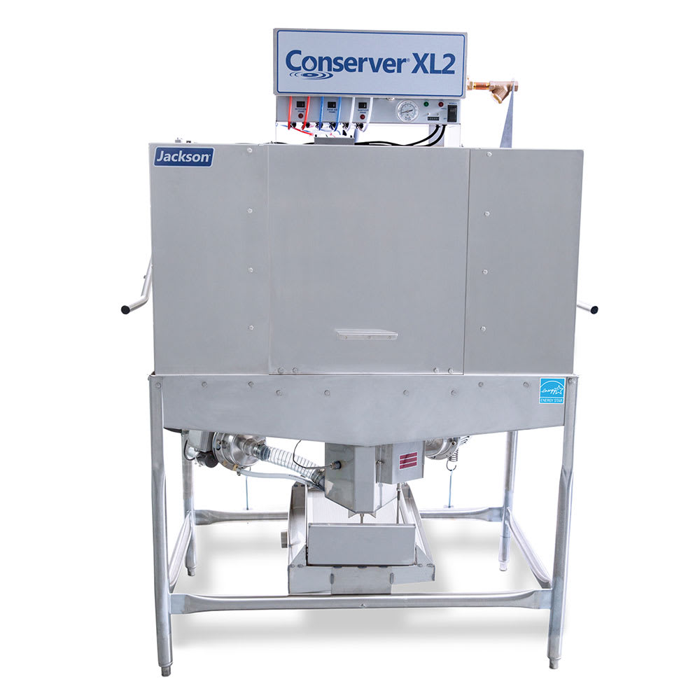 Jackson CONSERVER XL2 Conserver® Low Temp Door Type Dishwasher w/ 74 Racks/hr Capacity, 115v