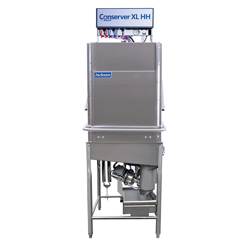 Jackson CONSERVER XL-HH Conserver® Low Temp Door Type Dishwasher w/ 39 Racks/hr Capacity, 115v