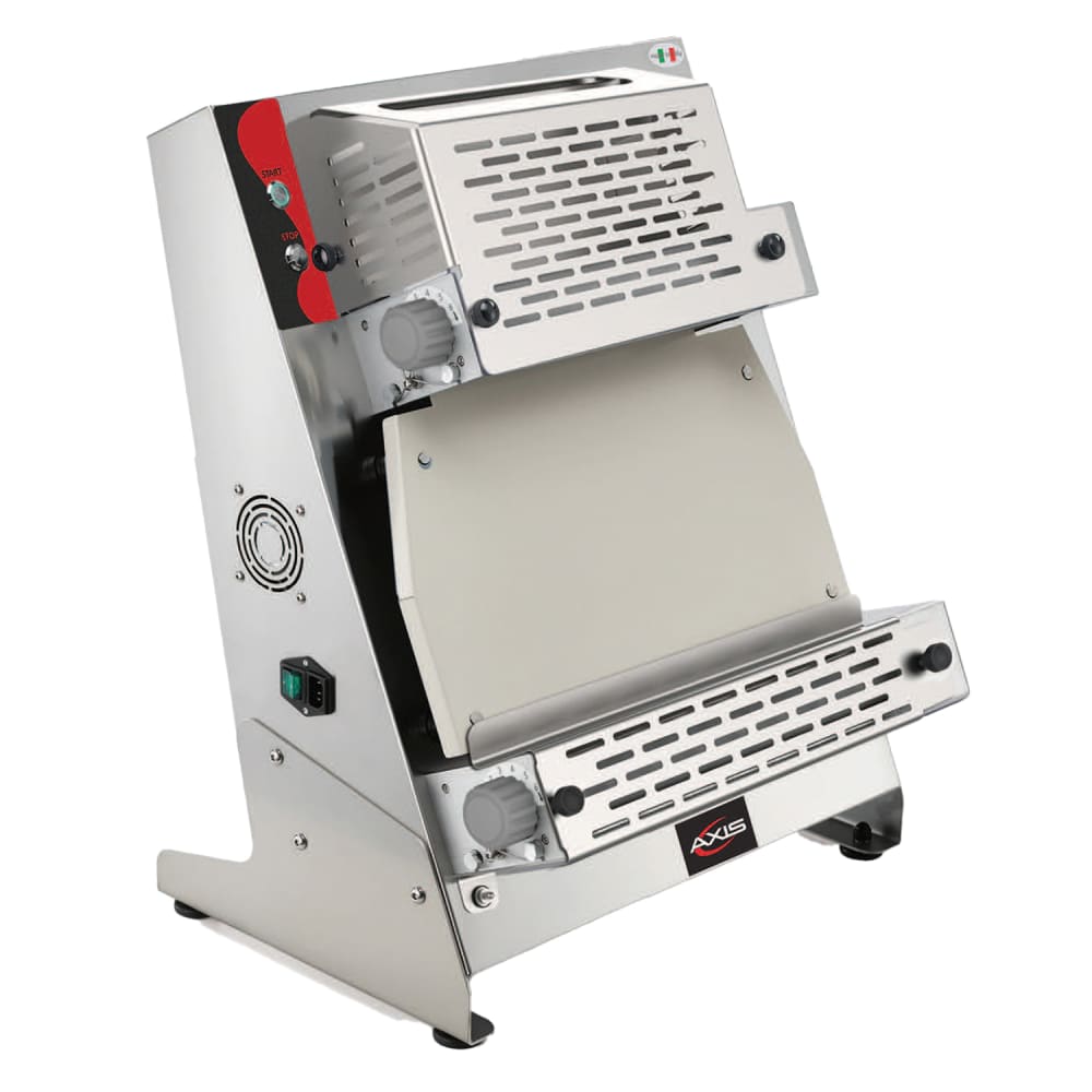 Axis AX-PZR17 Countertop Dough Roller w/ 250 Pieces/hr Capacity, Stainless