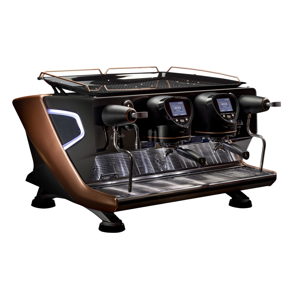 Gaggia Semi Automatic Espresso Machine w/ (2) Groups, (2) Steam Valves, & (1) Hot Water Valve - 220v/1ph (LAREALE2GROUPS)