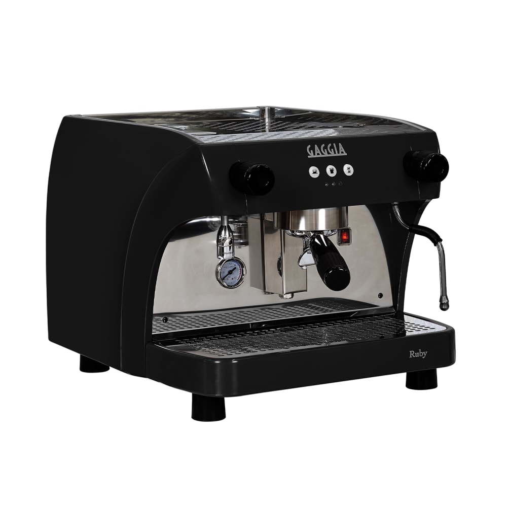 Gaggia Semi Automatic Espresso Machine w/ (1) Groups, (1) Steam Valves, & (1) Hot Water Valve - 120v/1ph (RUBYPRO1GPO)