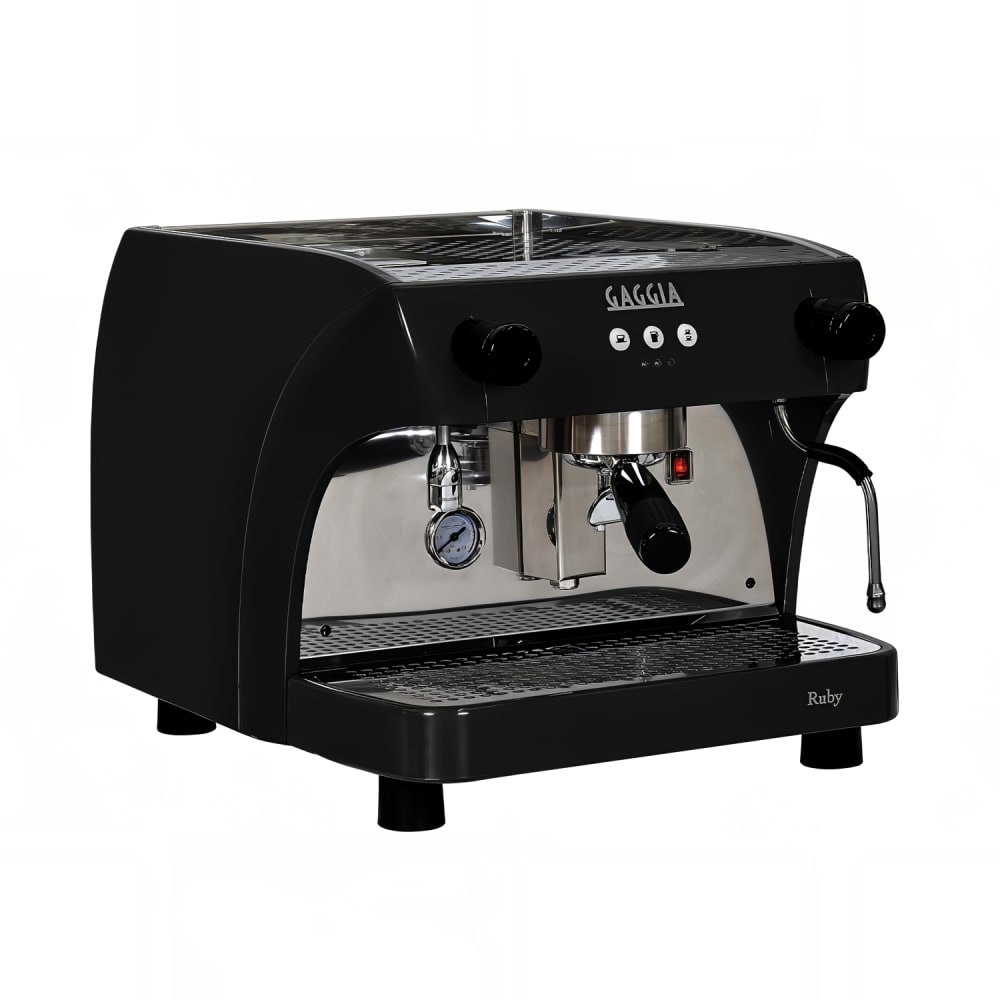 Gaggia Semi Automatic Espresso Machine w/ (1) Groups, (1) Steam Valves, & (1) Hot Water Valve - 120v/1ph (RUBYPRO1GDC)