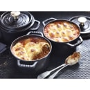 Staub 24 oz Mini Enameled Cast Iron Cocotte - 7 2/5" x 5", Black Matte (1004049) thumbnail 6