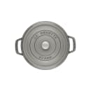 Staub 1 1/2 qt Enameled Cast Iron Cocotte w/ Lid, Graphite Gray (1004055) thumbnail 3