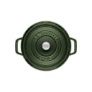 Staub 2 3/4 qt Enameled Cast Iron Cocotte w/ Lid, Basil (1003969) thumbnail 2