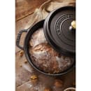 Staub 4 qt Enameled Cast Iron Cocotte w/ Lid, Black Matte (1003195) thumbnail 7