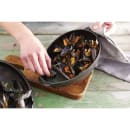 Staub 2 qt Enameled Cast Iron Mussel Pot w/ Lid, Black Matte (1004071) thumbnail 3