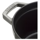 Staub 5 1/2 qt Enameled Cast Iron Cocotte w/ Lid, Graphite Gray (1003923) thumbnail 5
