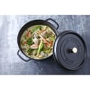 Staub 7 qt Enameled Cast Iron Cocotte w/ Lid, Black Matte (1003207) thumbnail 5