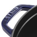 Staub 7 qt Enameled Cast Iron Cocotte w/ Lid, Dark Blue (1004301) thumbnail 4