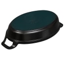 Staub Stackable Oval Dish w/ 1 qt Capacity & Enamel Coated Cast Iron, Black Matte (1004016) thumbnail 5