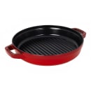 Staub 4 Piece Cast Iron Set w/ Universal Lid, Cherry (1021321) thumbnail 4