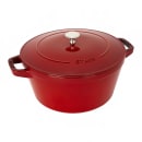 Staub 4 Piece Cast Iron Set w/ Universal Lid, Cherry (1021321) thumbnail 6