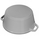 Staub 4 Piece Cast Iron Set w/ Universal Lid, Graphite Grey (1010767) thumbnail 10