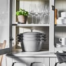 Staub 4 Piece Cast Iron Set w/ Universal Lid, Graphite Grey (1010767) thumbnail 12