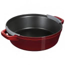 Staub 4 Piece Cast Iron Set w/ Universal Lid, Grenadine (1010768) thumbnail 6