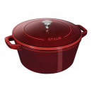 Staub 4 Piece Cast Iron Set w/ Universal Lid, Grenadine (1010768) thumbnail 8