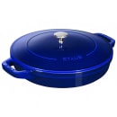 Staub 4 Piece Cast Iron Set w/ Universal Lid, Dark Blue (1010769) thumbnail 5