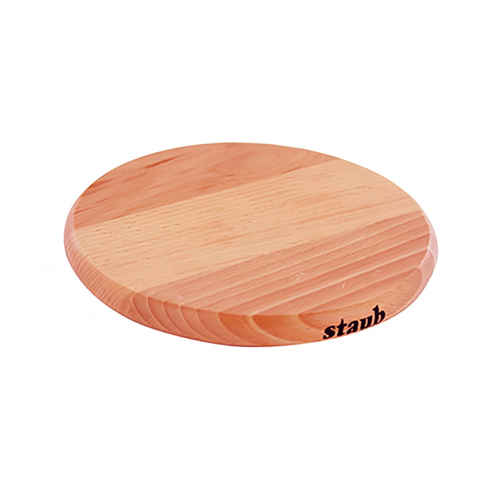 Staub 6" Magnetic Wooden Trivet for Cast Iron & Stainless Pans (1004527)