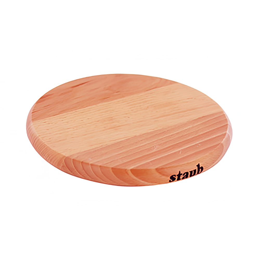 Staub 11 3/4" Round Magnetic Trivet, Wood (41190742)