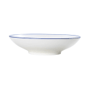 Mikasa Hospitality 56 oz Round Bistro Coupe Bowl - Porcelain, Blue Pinstripe (5256506) thumbnail 2