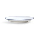 Mikasa Hospitality 6 3/4" Round Bistro Saucer - Porcelain, Blue Pinstripe (5256526) thumbnail 2