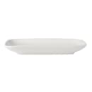 Mikasa Hospitality 9" x 5 1/5" Rectangular Bistro Blanc Platter - Porcelain, White (5292242) thumbnail 2